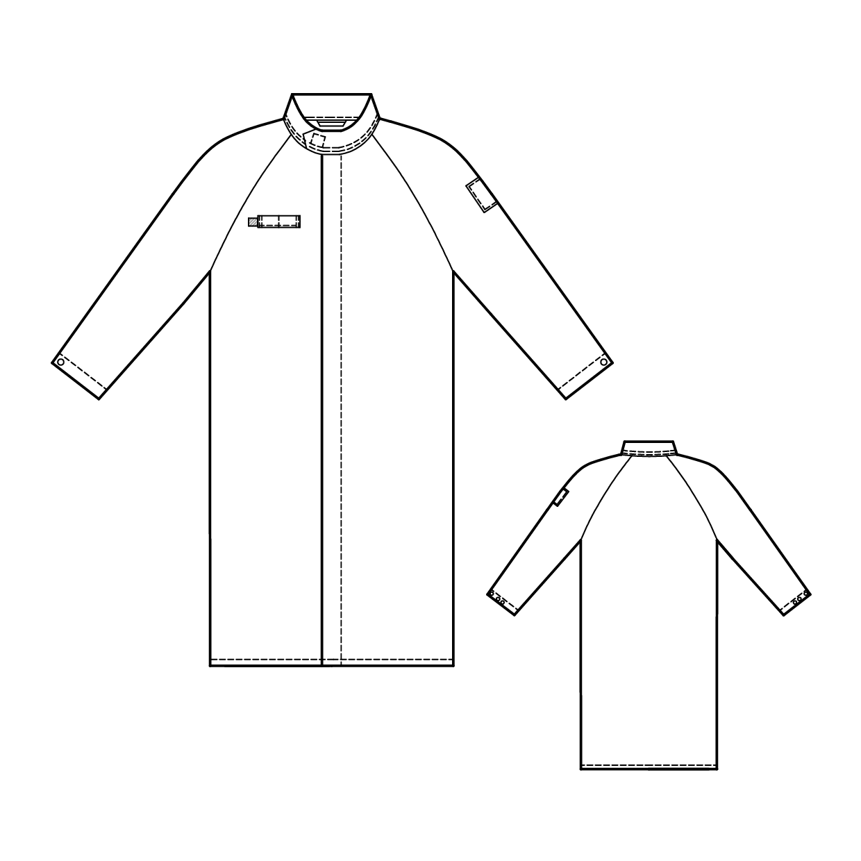 Антистатический халат Б-185