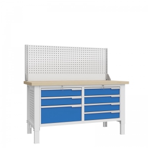 CTR 1602.L34.5-1 Верстак слесарный 1670x1593x743 мм