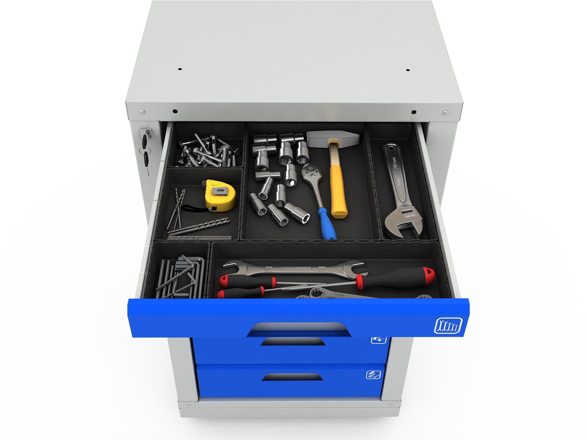 Тумба инструментальная модульная WOKER PRO 0104 S