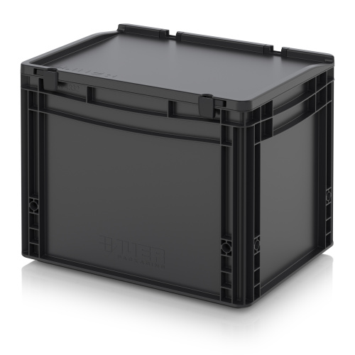 ESD ED 43/32 HG Eвроконтейнер с крышкой на шарнире 40х30х33.5 см